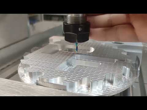 Видео: Фрезеровка Д16Т на небольшом станке с ЧПУ