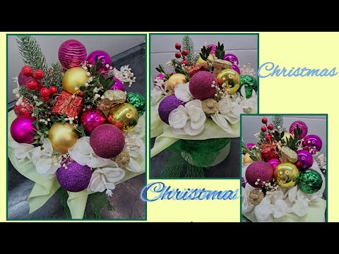 Видео: Бюджетний, але розкішний! Букет із кульок на Новий рік