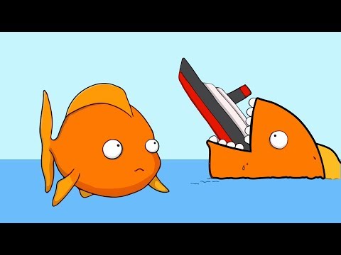 Видео: МАЛЕНЬКАЯ РЫБКА превращается в ЗУБАСТИКА Мультик ИГРА Tasty Blue