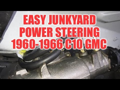 Видео: Как добавить гидроусилитель руля на Chevrolet C10/GMC 1960-1966 годов с помощью адаптера-кронштей...