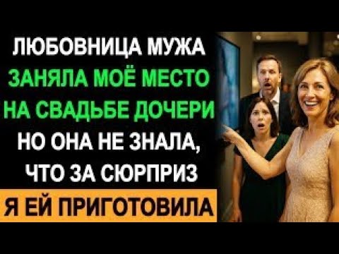 Видео: Любовница Мужа Заняла Моё Место На Свадьбе Нашей Дочери — Но Она Не Знала, Что Я Ей Приготовила