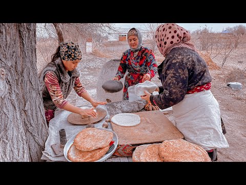 Видео: Узбекистан! Женщина - ТРАКТОРИСТ в КАРАКАЛПАКСКОМ ауле! Готовим БЕШБАРМАК! Жизнь в деревне!