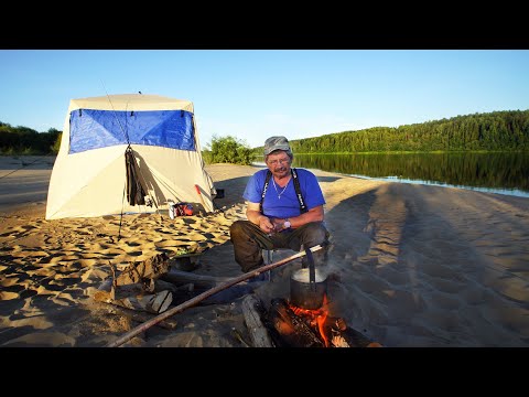 Видео: БАТЯ СПАС РЫБАЛКУ! ПЛЯЖ, ПАЛАТКА, КОСТЁР. ОТМЕЧАЕМ ДЕНЬ РЫБАКА. 2 ДНЯ НА РЕКЕ