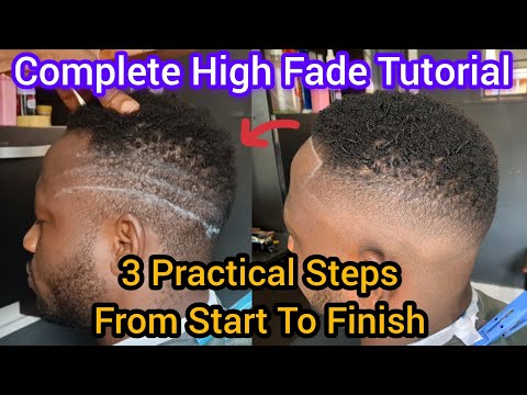 Видео: 3 простых шага к идеальной стрижке с высоким фейдом | Пошаговое руководство для парикмахеров