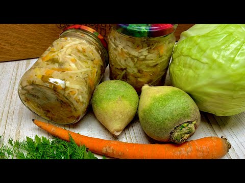 Видео: ЛУЧШАЯ заготовка на зиму с редькой: съел баночку и витамины на весь год (полезно и очень вкусно)