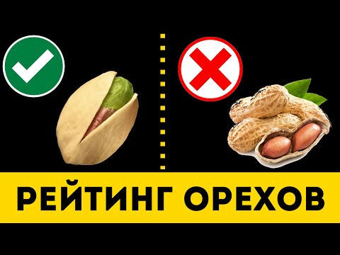 Видео: ОРЕХИ: Самые Вредные и Полезные (Рейтинг)