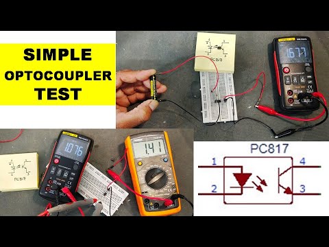 Видео: Очень простое тестирование оптопары, тестирование оптопары
