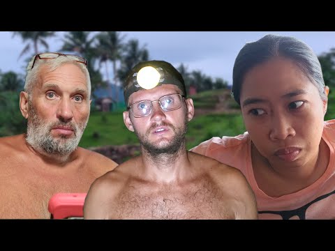 Видео: Готовимся к тайфуну | Батя рубанул ногу мачете | Поехали на кладбище | Жизнь в деревне 