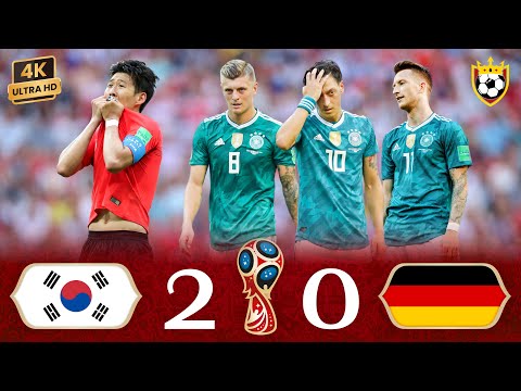 Видео: Корея шокировала мир и выгнала Германию с чемпионата мира 🤯💥🔥 ❯ Южная Корея (2-0) Германия ● 4K 🎬