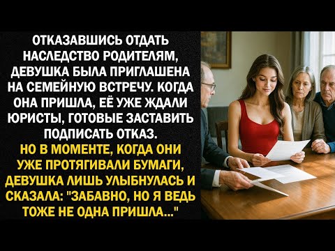 Видео: Отказавшись отдать наследство родителям, девушка была приглашена на семейную встречу