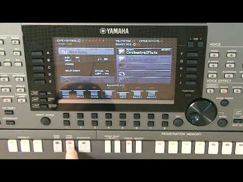 Видео: Yamaha PSR-S — Функция Freeze
