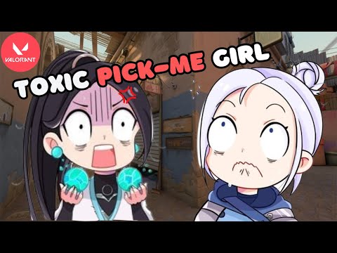 Видео: Самая злая и токсичная девушка в Valorant