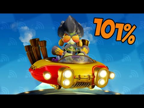 Видео: ОТКРЫТИЕ HOT ROD NITROS OXIDE (101% режим приключений)! | Crash Team Racing Nitro Fueled