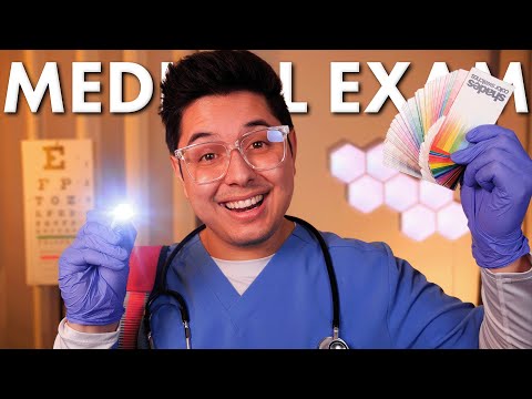 Видео: Реалистичное экстренное обследование черепных нервов | Ролевая игра ASMR «Доктор»