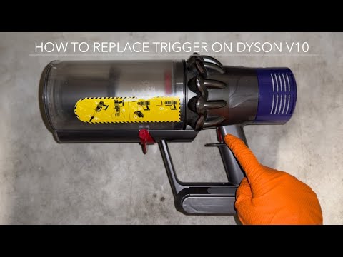 Видео: DYSON V10 — КАК ЗАМЕНИТЬ ТРИГГЕР