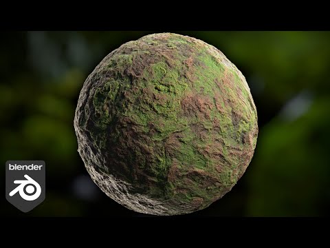 Видео: Процедурный материал Mossy Dirt (урок по Blender)