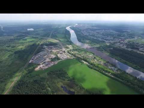 Видео: Полёт на 4км от родника до озерца у Белтехносервиса