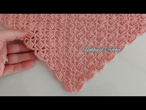 Видео: Картина шали треугольника крючком/легкие картины шали вязания крючком вязать для начинающих