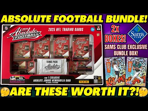 Видео: *30 долларов за коробку!🚨 Обзор эксклюзивного набора игр Absolute Football Sams Club 2025 года!🏈