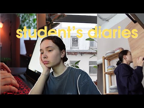 Видео: student's diaries | или влог за ноутбуком