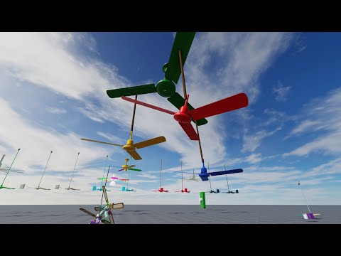 Видео: Самый смешной супер шатающийся потолочный вентилятор в Roblox