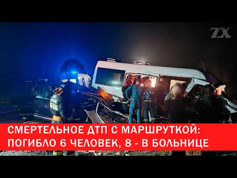 Видео: Смертельное ДТП с маршрутным такси: погибло 6 человек | Зона Х