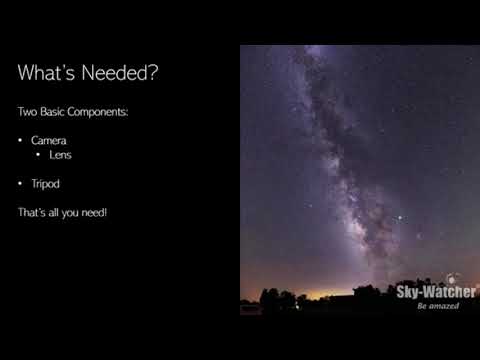 Видео: Сезон Млечного Пути: советы по съёмке летнего неба, часть 1 | Sky-Watcher – видеообзор