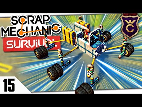 Видео: МАШИНА ТАРАКАН ИССЛЕДОВАТЕЛЬ #15 Scrap Mechanic Survival