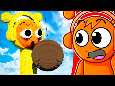 Видео: WRECKING BALL против SPRUNKI (Забавные анимации)