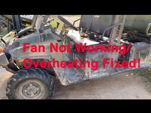 Видео: Устранение неполадок/перегрева вентилятора Polaris Ranger!