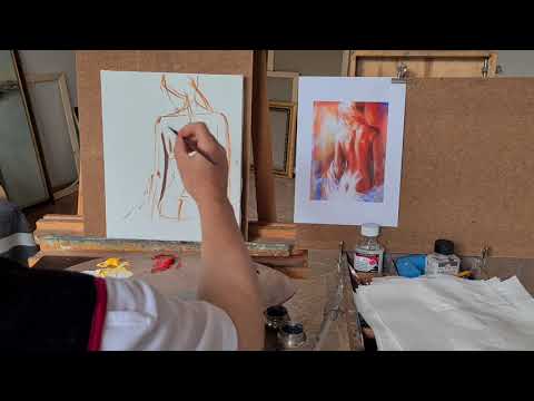 Видео: Рисуване с Диян Димитров - "Летен ден" - Masters Art Class гр.Варна