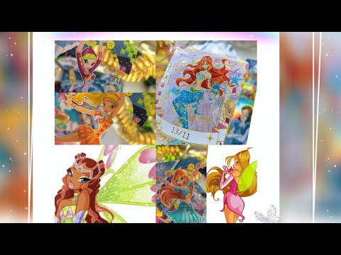 Видео: РАСПАКОВКА💜карточки winx2025 1 часть РЕДКАЯ КАРТА