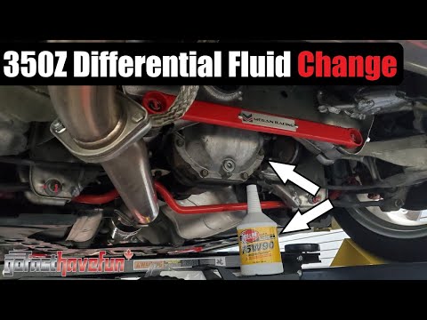 Видео: Замена дифференциала Nissan 350Z / Infiniti G35 (трансмиссионное масло Redline 75W90 GL-5) | Anth...