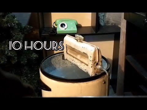 Видео: Стиральная машина Frania PRL Шум старой стиральной машины 10 часов ASMR