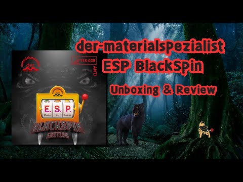 Видео: Обзор Der-Materialspezialist ESP BlackSpin Edition #настольныйтеннис #распаковка #обзор