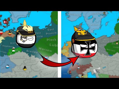 Видео: ОБЪЕДИНИЛ ГЕРМАНИЮ ЗА ПРУССИЮ В Countryballs Conquest
