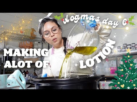 Видео: Изготовление большого количества эмульгированного масла для тела и общение! Vlogmas, день 6