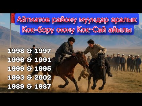 Видео: Айтматов району муундар аралык КОК-БОРУ оюну Кок-Сай айылы экинчи болук