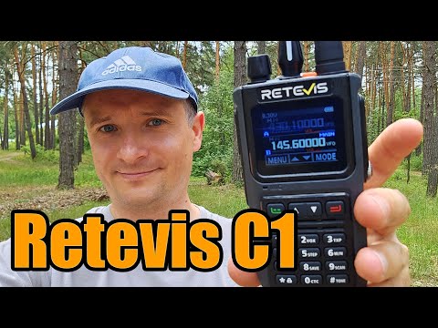 Видео: Радиостанция Retevis C1 тест и обзор