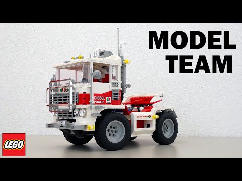 Видео: Последний год Model Team: Гоночный грузовик ЛЕГО 5563, обзор набора 1999 года