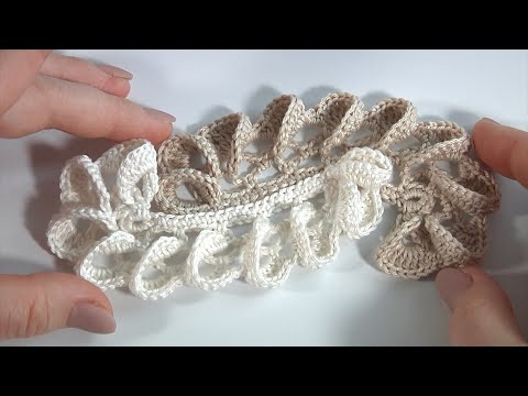 Видео: Красиво и Необычно!!! 3Д Элементы крючком/Мой канал на английском языке @Crochet.ElenaRugalStudio