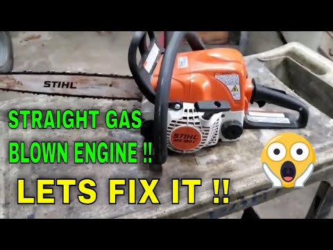 Видео: Диагностика и ремонт замены цилиндра и поршня Stihl MS 180c
