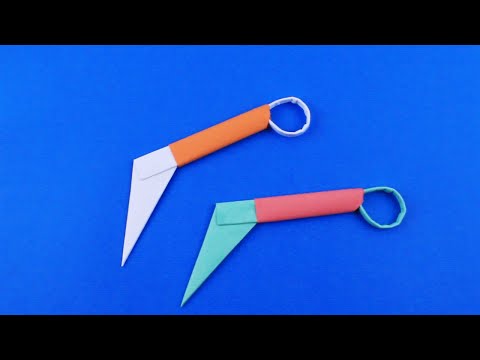 Видео: Как сделать нож керамбит из бумаги