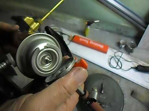 Видео: Пайка металлов пропан+кислород используя баллончик для печек.