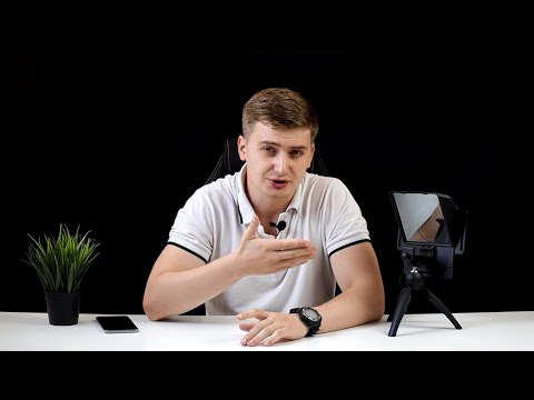 Видео: Суфлёр для смартфона и камеры Pronstoor Mini Teleprompter