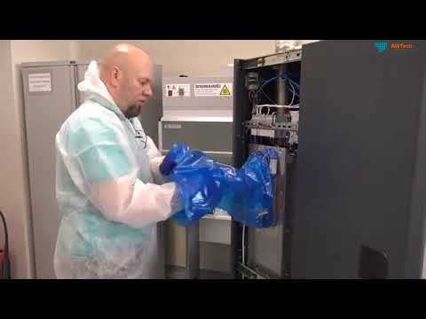 Видео: Замена фильтров в системе Индивидуально вентилируемых клеток ВентБио