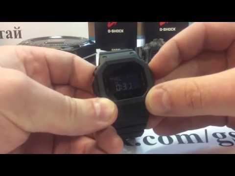 Видео: Обзор и настройка Casio G shock DW 5600BB [3229]