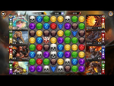 Видео: GemsOfWar первая серия 1   одохнем от фермы