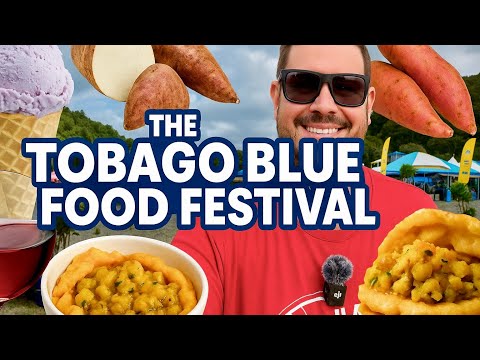Видео: Откройте для себя TOBAGO BLUE FOOD FESTIVAL | потрясающую ЕДУ, МУЗЫКУ и КУЛЬТУРУ в Блади-Бэй.