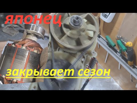 Видео: Газонокосилка Makita ELM3320 заклинило двигатель - ремонт.